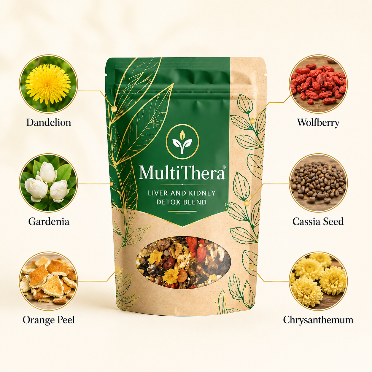 Dandelion Wolfberry Tea