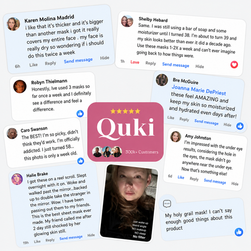 Quki Glow Up Collagen Mask 2.0