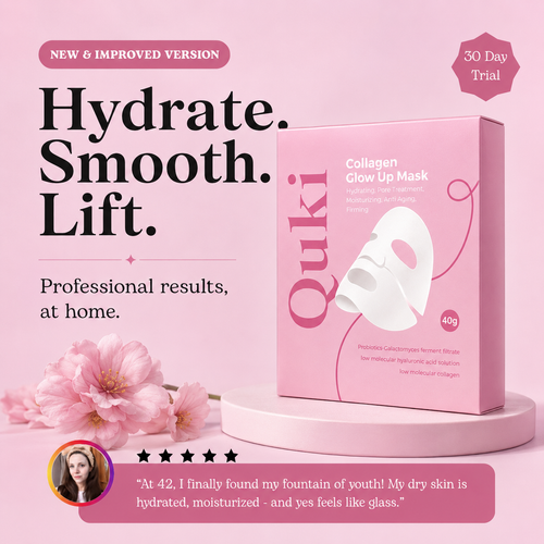Quki Glow Up Collagen Mask 2.0